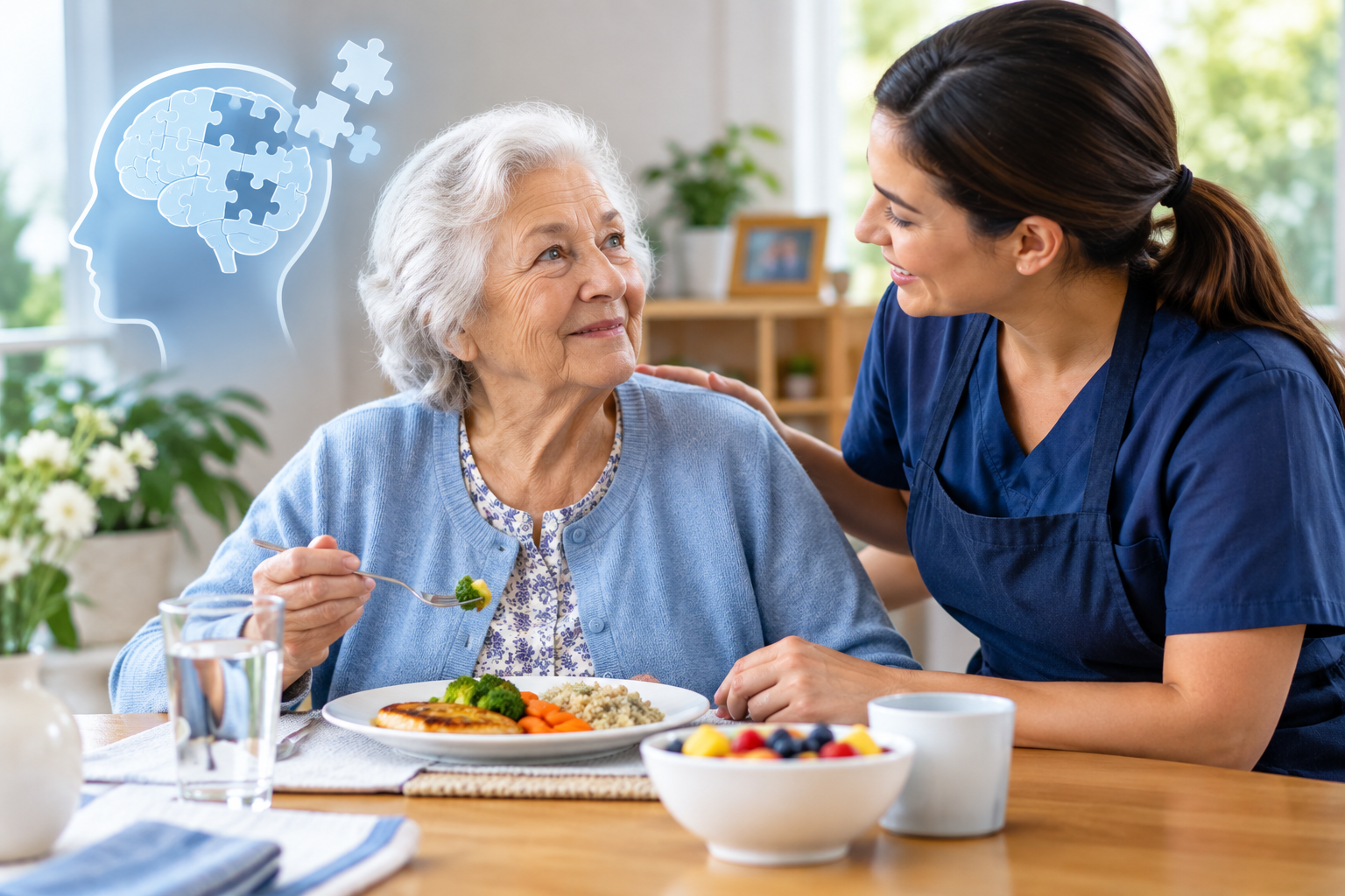 Alzheimer's mealtime tips